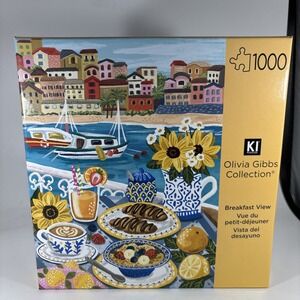 KI Puzzle 1000 Pieces Olivia Gibbs Collection Jigsaw Puzzle Breakfast View Art